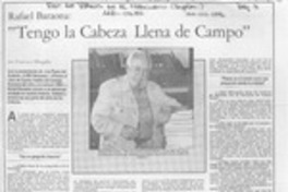 "Tengo la cabeza llena de campo" 8entrevista)