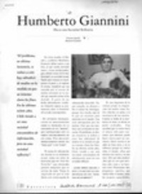 Humberto Giannini  [artículo] Ernesto Aguila Z. [y] Manuel Guzmán.