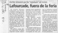 Lafourcade, fuera de la feria  [artículo].