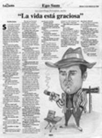 "La vida está graciosa"  [artículo] Ana María Sanhueza.