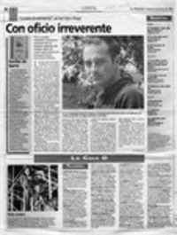 Con oficio irreverente  [artículo] Lina Meruane.