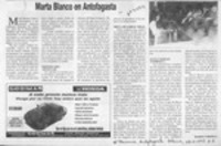 Marta Blanco en Antofagasta  [artículo] Mario Cortés F.