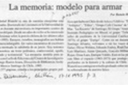 La memoria, modelo para armar
