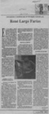 René Largo Farías  [artículo] Lito Carrasco M.