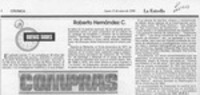 Roberto Hernández C.  [artículo] H. H. A.