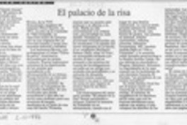 El palacio de la risa  [artículo] Martín Ruiz.