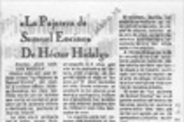 "La pajarera de Samuel Encino"  [artículo] José Vargas Badilla.