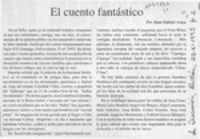 El cuento fantástico  [artículo] Juan Gabriel Araya.