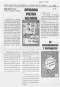 Reseñas  [artículo] Carlos Aránguiz Zúñiga.