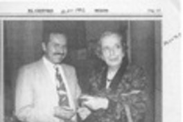 Entregaron medalla al mérito provincial a escritora Emma Jauch  [artículo].