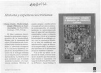 Historia y experiencia cristiana  [artículo] L. Pantoja.