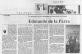 Edmundo de la Parra  [artículo].