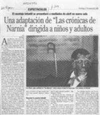 Una adaptación de "Las crónicas de Narnia" dirigida a niños y adultos  [artículo] J. C.