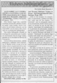 Fichero bibliográfico  [artículo] Carlos René Ibacache.