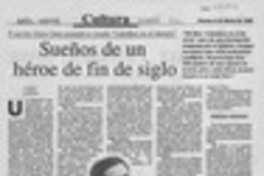 Sueños de un héroe de fin de siglo