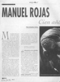 Manuel Rojas, cien años de vida  [artículo] Virginia Vidal.