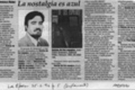 La nostalgia es azul