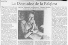 La desnudez de la palabra