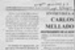 Carlos Mellado  [artículo]