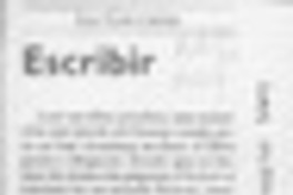 Escribir  [artículo] Sesol.