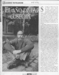 El Año de la cosecha  [artículo].