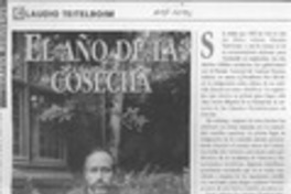 El Año de la cosecha  [artículo].