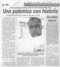 Una Polémica con historia  [artículo].