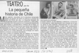 La pequeña historia de Chile  [artículo] As.