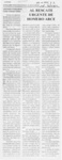 Al rescate urgente de Homero Arce