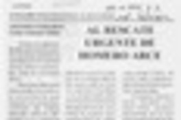 Al rescate urgente de Homero Arce