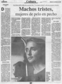 Machos tristes, mujeres de pelo en pecho