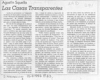 Las casas transparentes  [artículo] Agustín Squella.
