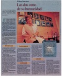 Las dos caras de su humanidad