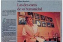 Las dos caras de su humanidad