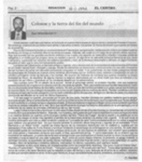 Coloane y la tierra del fin del mundo  [artículo] Juan Mihovilovic.