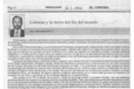Coloane y la tierra del fin del mundo  [artículo] Juan Mihovilovic.