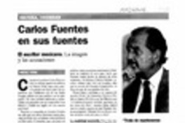 Carlos Fuentes en sus fuentes  [artículo] Carlos Winck.