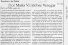 Flor María Villalobos Venegas  [artículo] C. R. I.