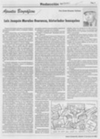 Luis Joaquín Morales Ocaranza, historiador huasquino