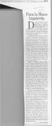 Para la mano izquierda