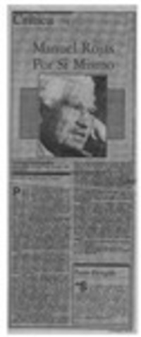Manuel Rojas por sí mismo  [artículo] Hernán Poblete Varas.