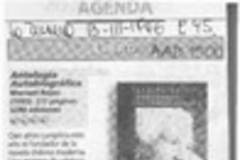 Antología autobiográfica  [artículo] Lina Meruane.