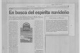 En busca del espíritu navideño