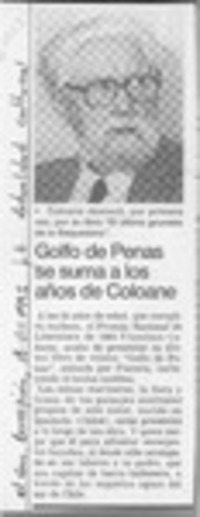 Golfo de penas se suma a los años de Coloane  [artículo].
