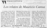 Los relatos de Mauricio Camus