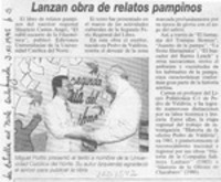 Lanzan obra de relatos pampinos  [artículo].