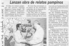 Lanzan obra de relatos pampinos  [artículo].