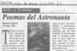 Poemas del astronauta  [artículo].