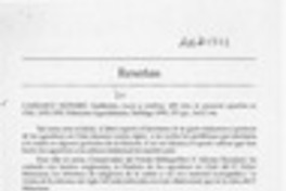 Reseñas  [artículo] Marciano Barrios Valdés.