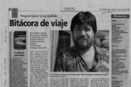 Bitácora de viaje  [artículo] Lina Meruane.